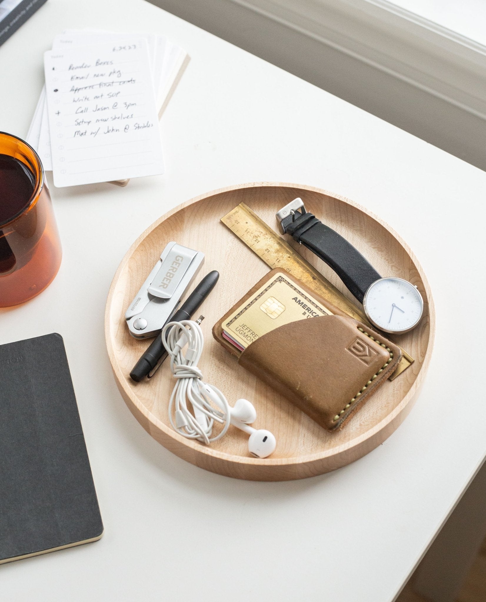 Round Valet Tray