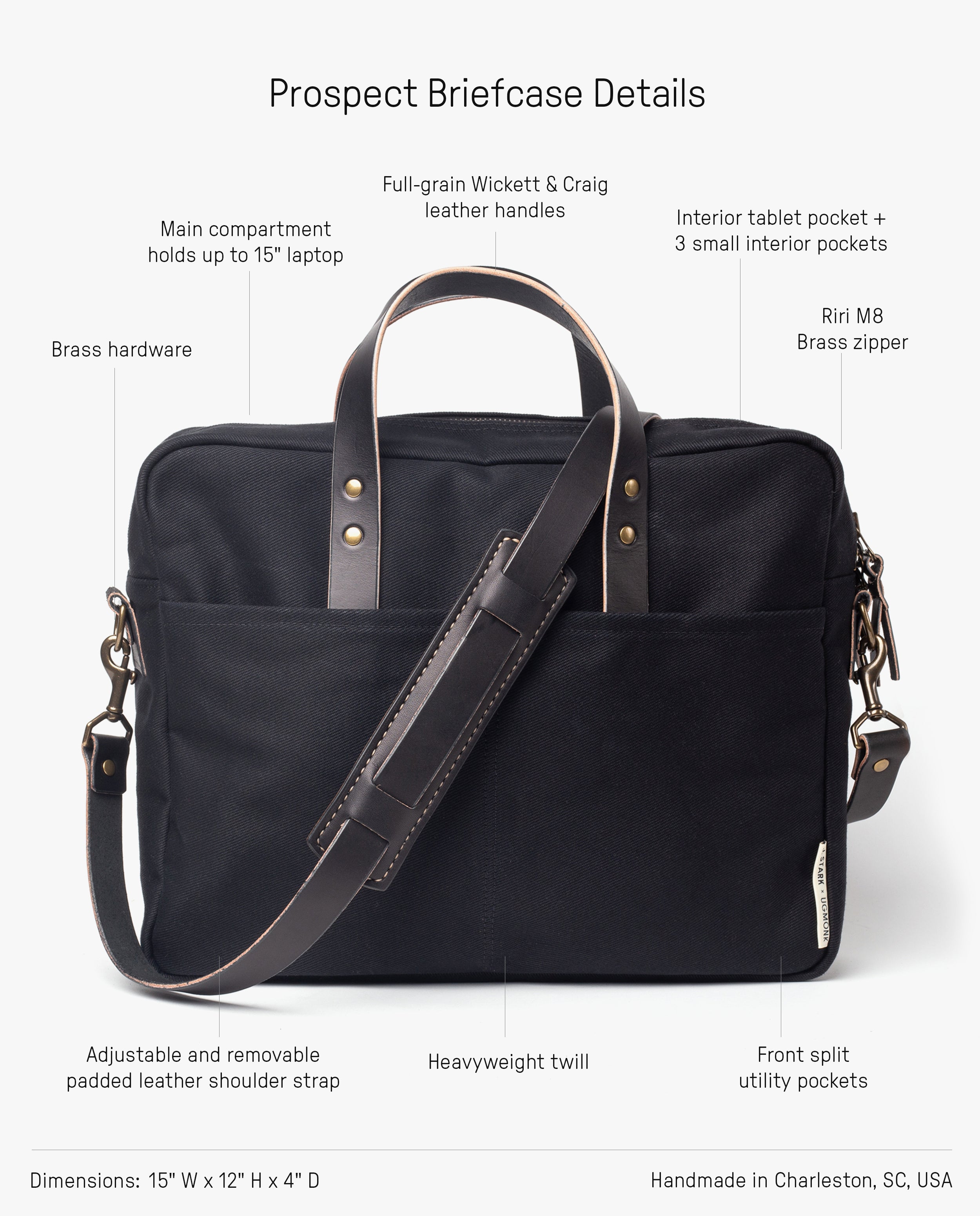 Prospect Briefcase (J. Stark × Ugmonk)