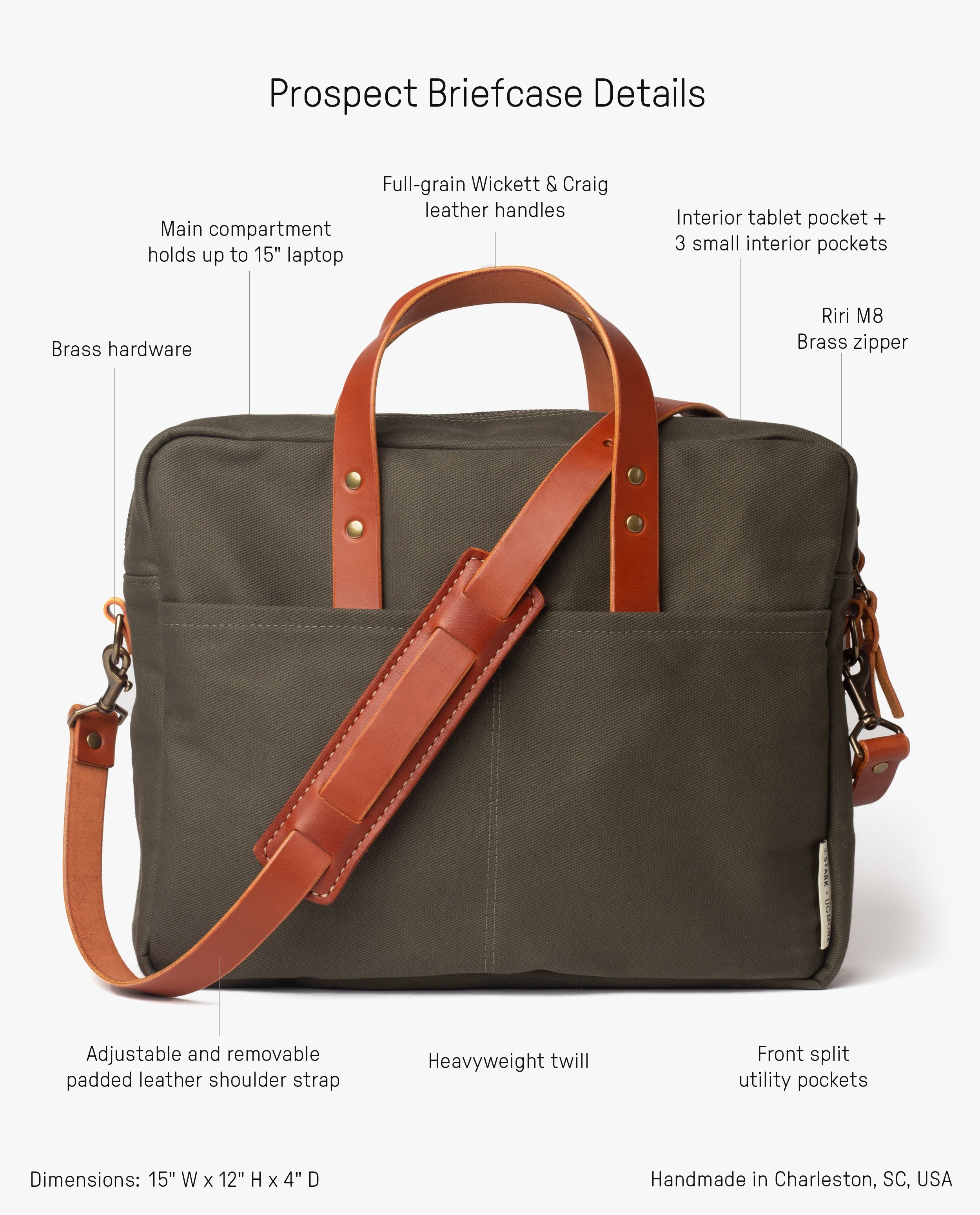 Prospect Briefcase (J. Stark × Ugmonk)