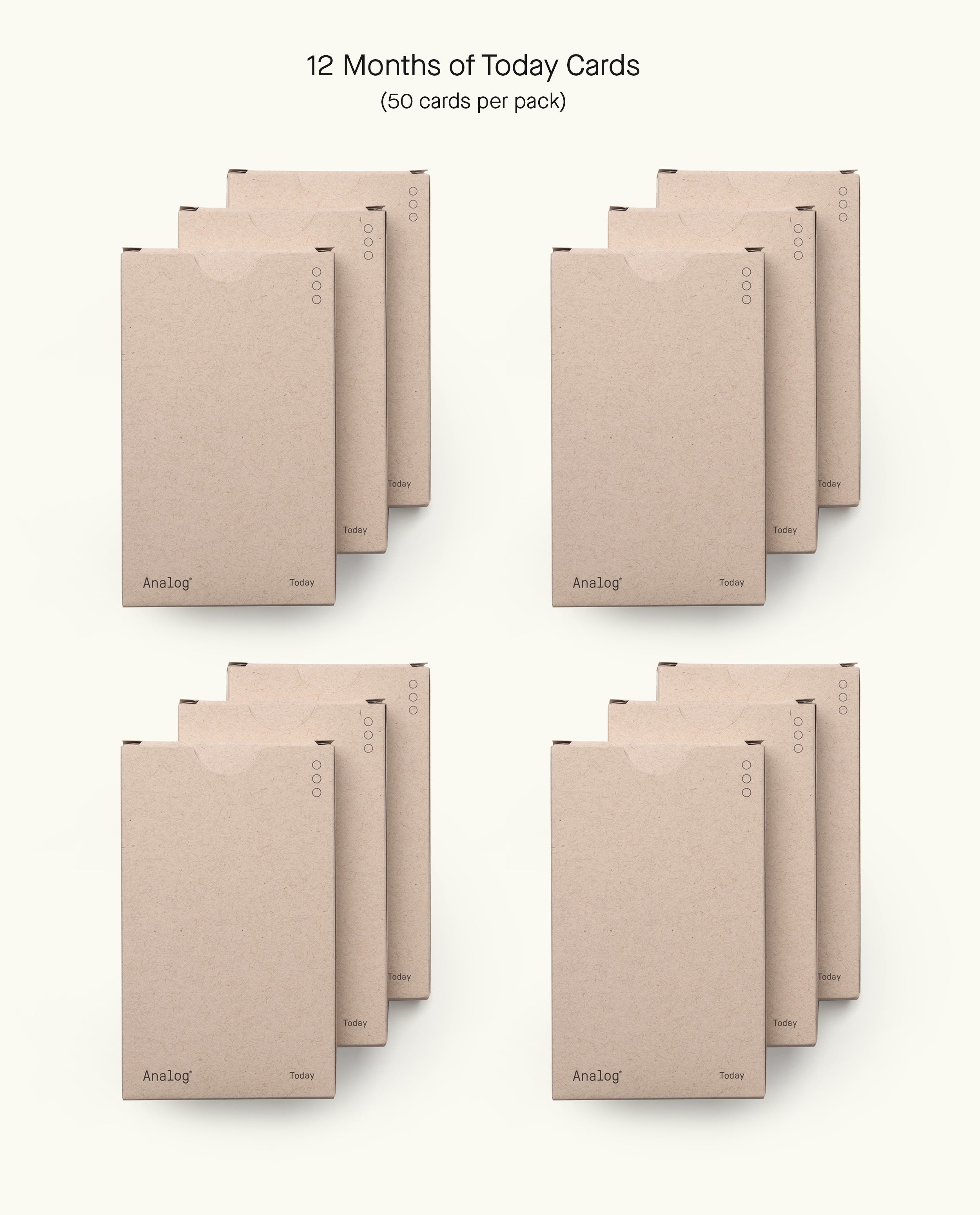 Analog - Today Cards