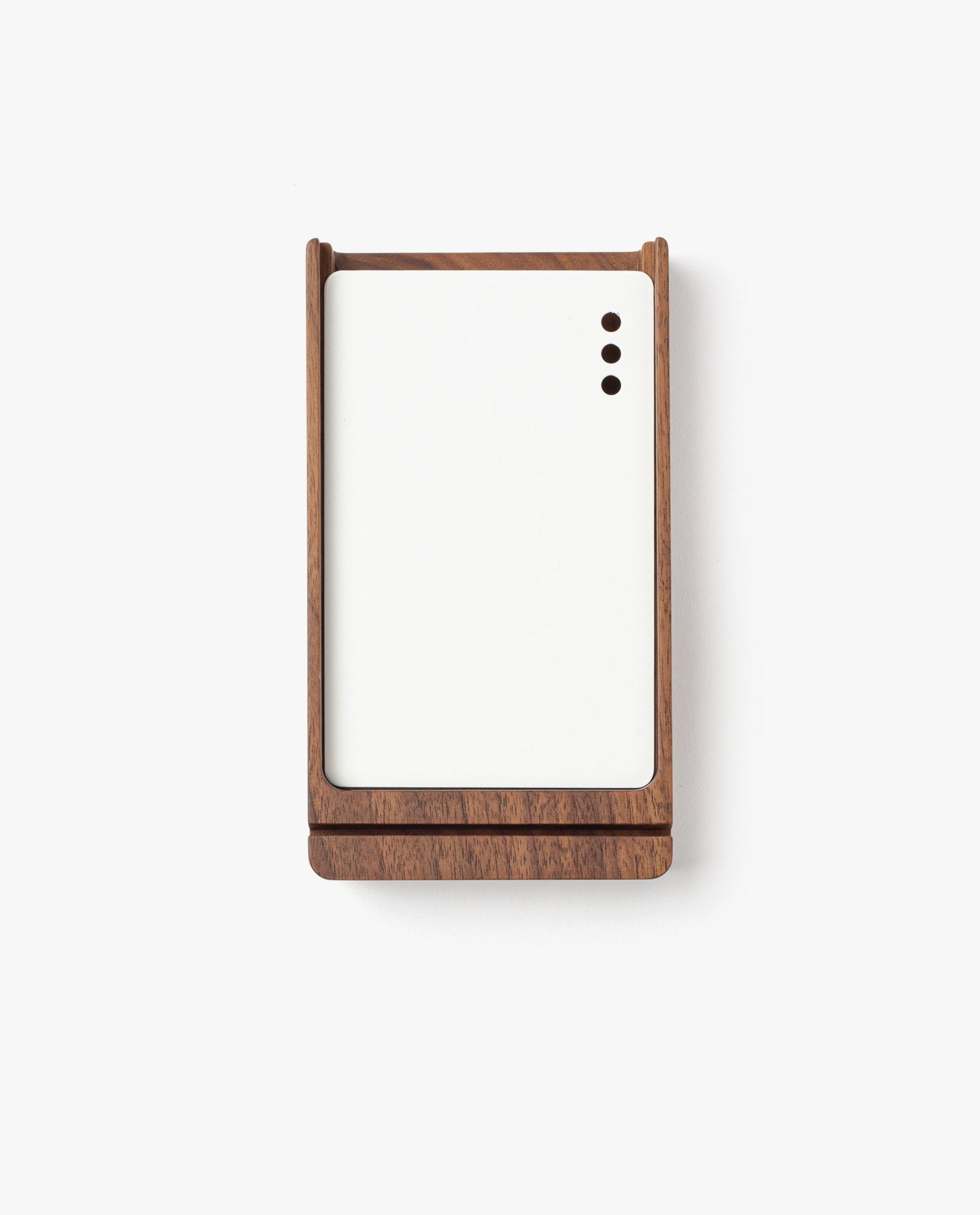 Analog Wood Card Holder