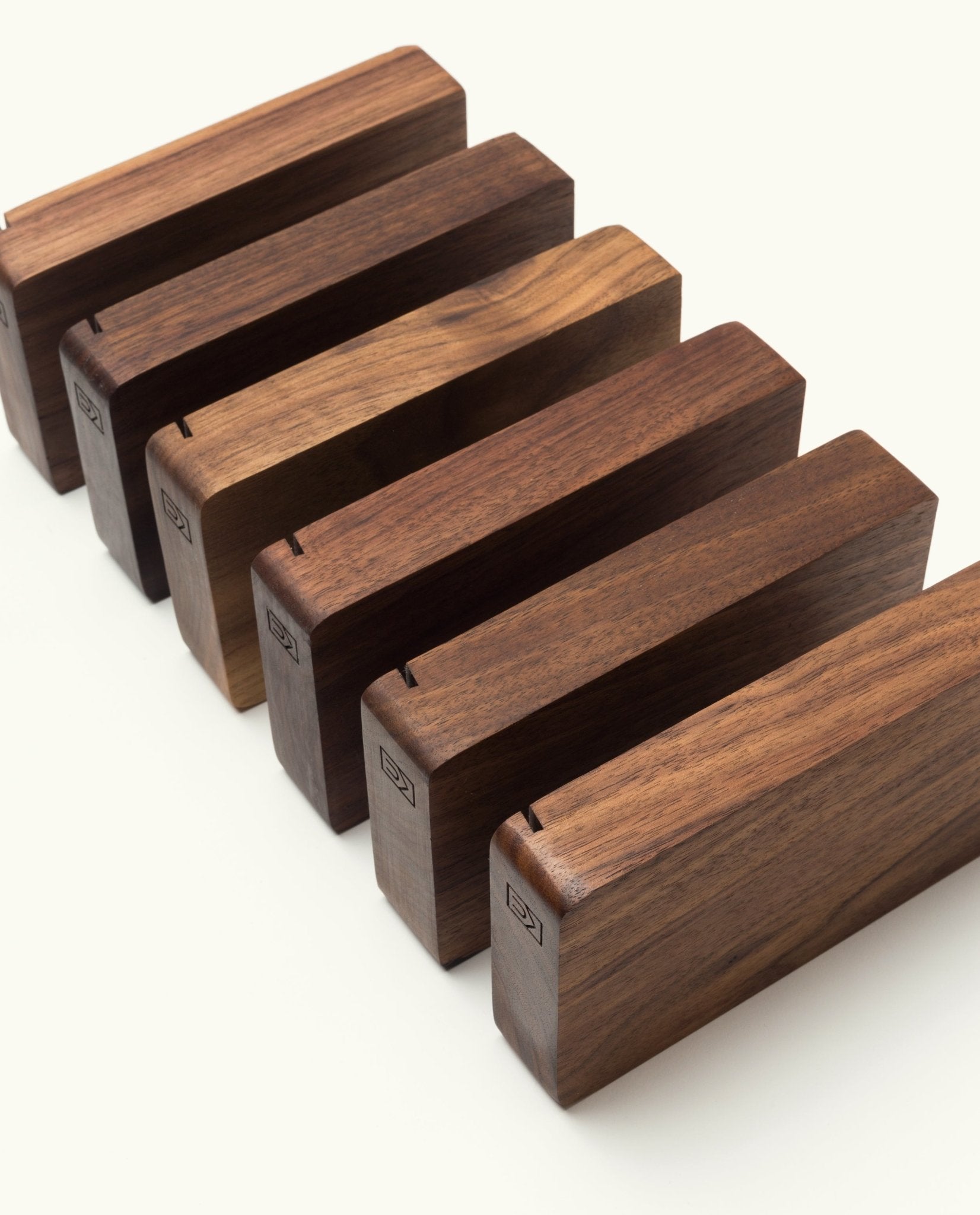 Analog Wood Card Holder
