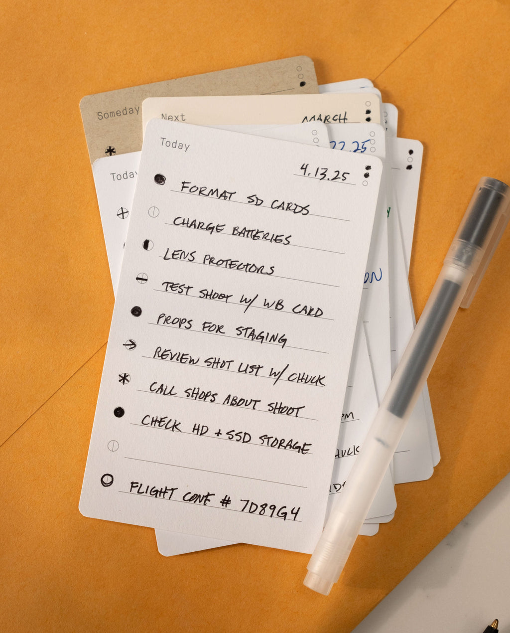 Analog - Task Cards