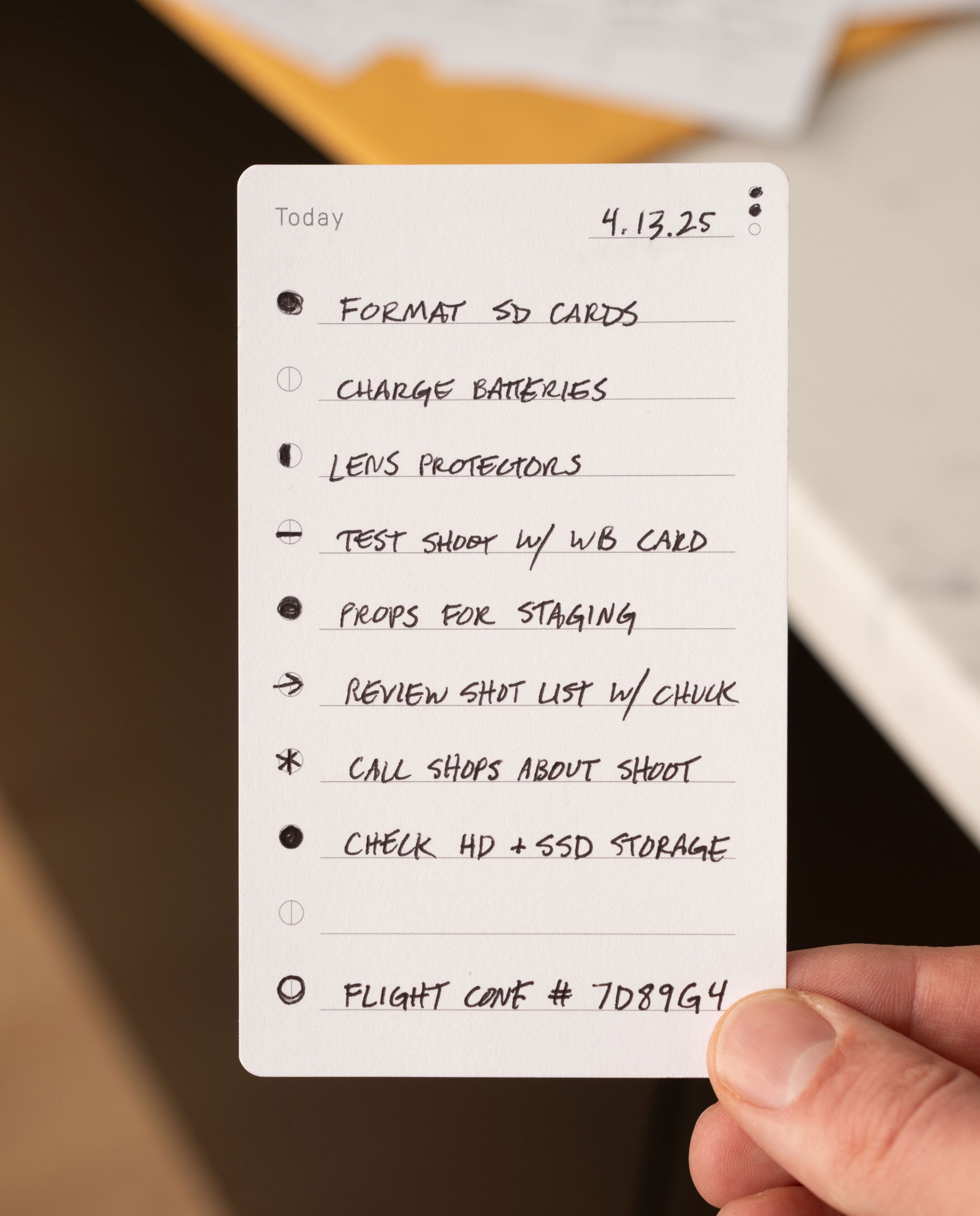 Analog - Today Cards