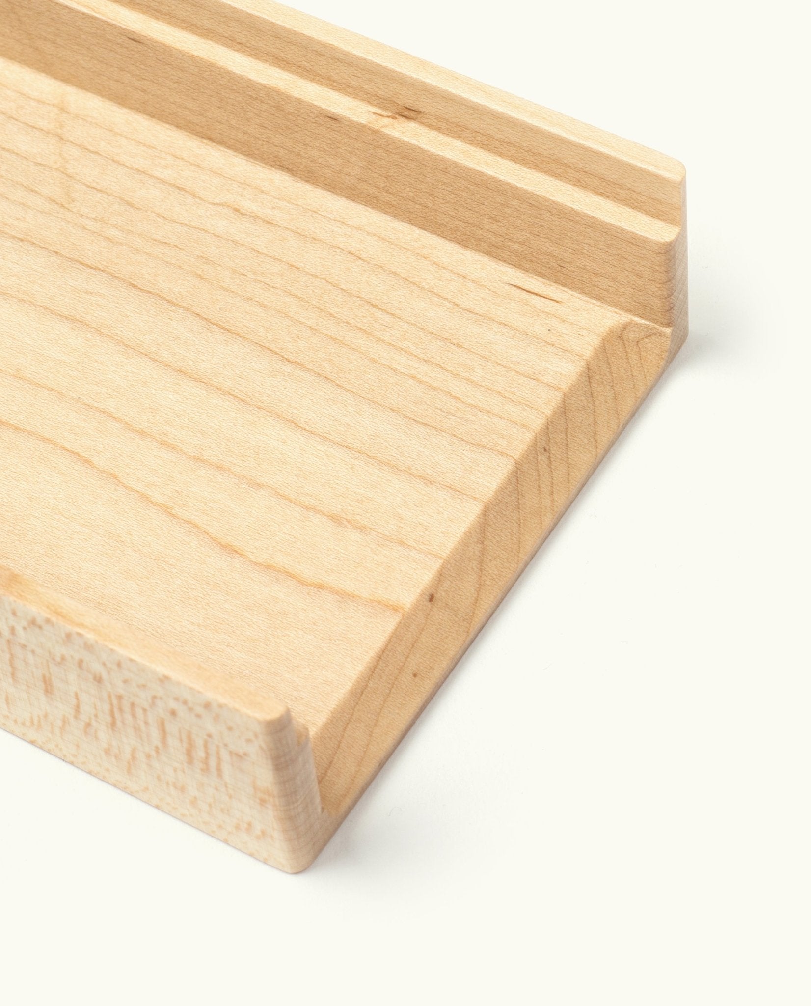 Analog Wood Card Holder