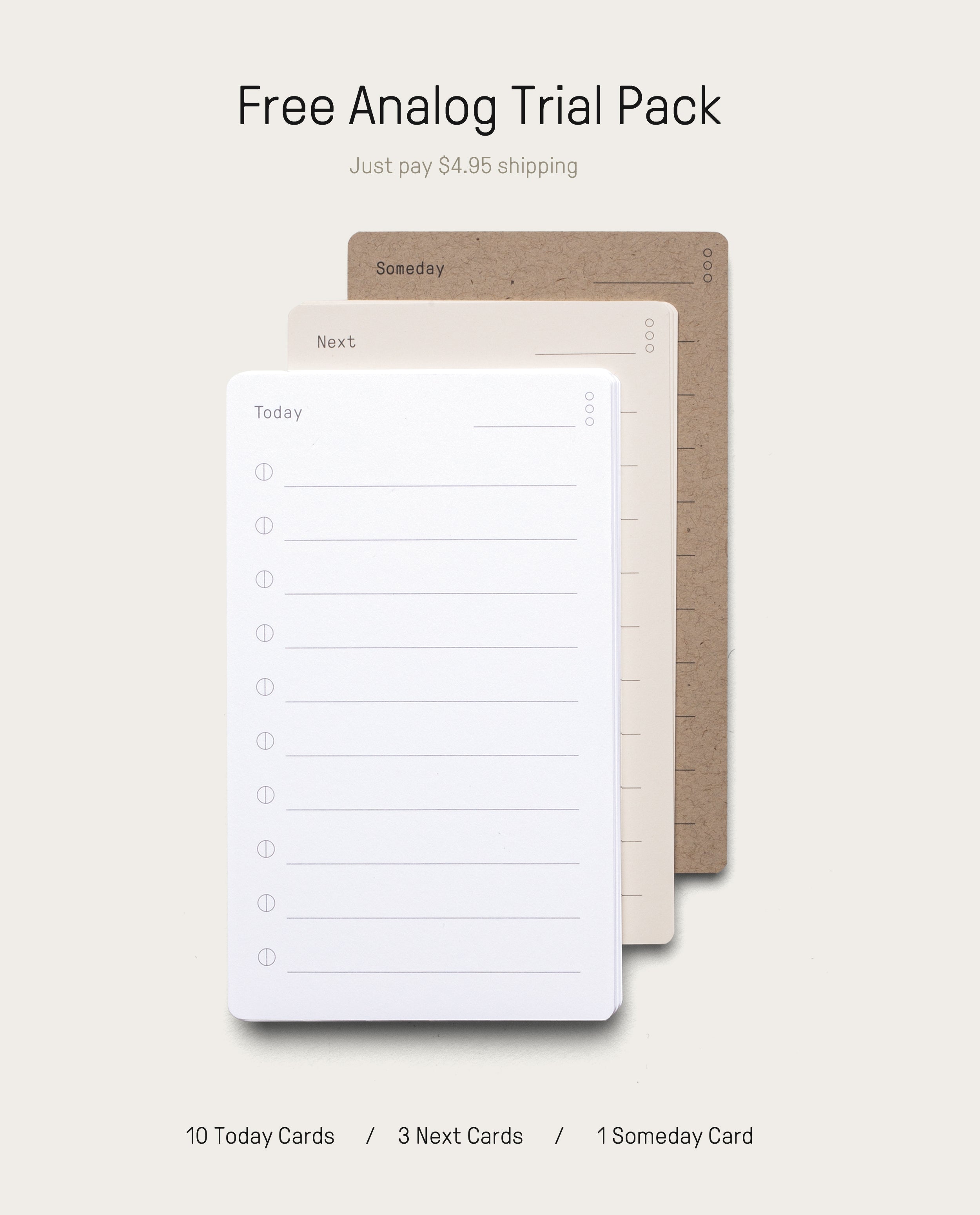Analog Trial Pack