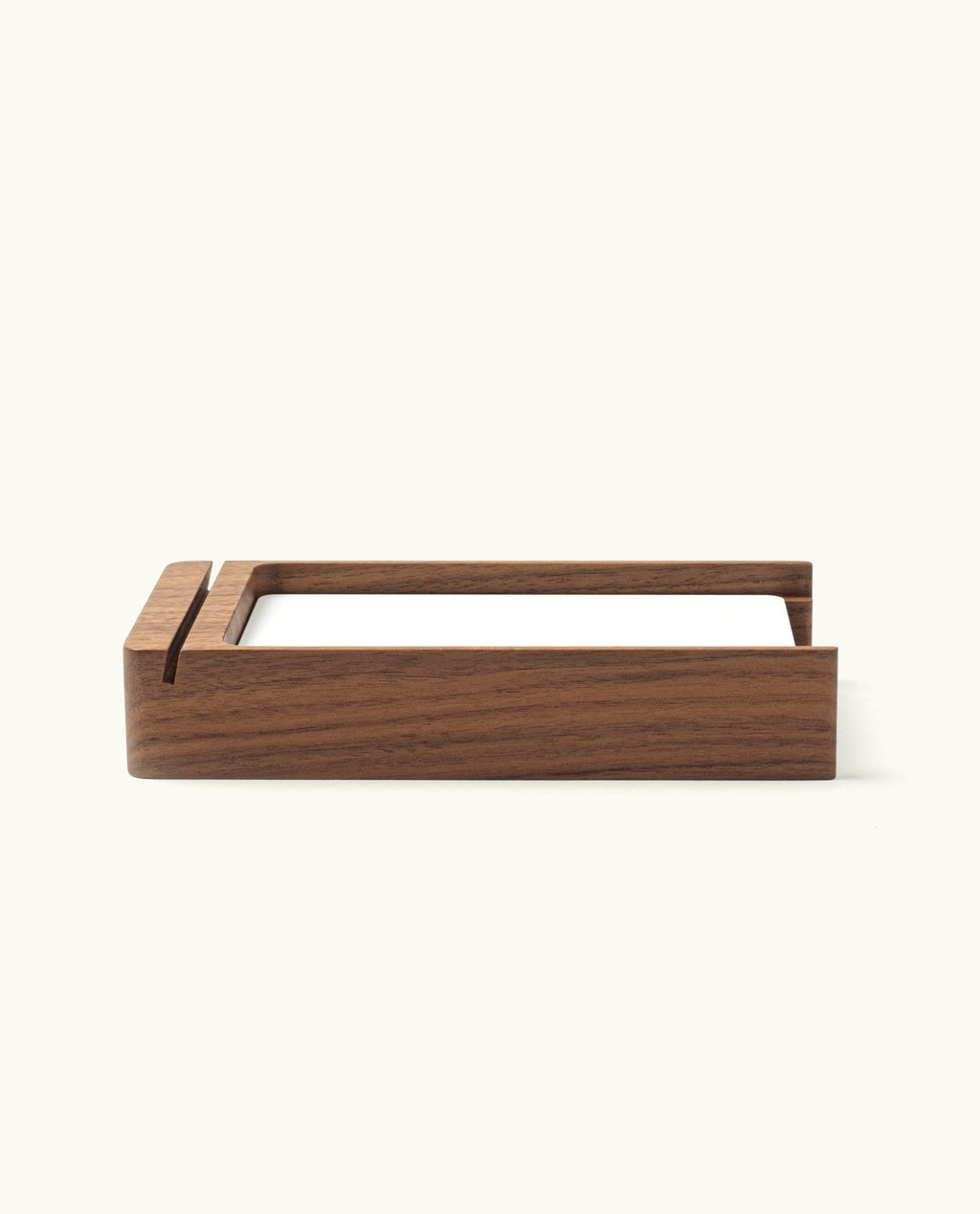 Analog Wood Card Holder