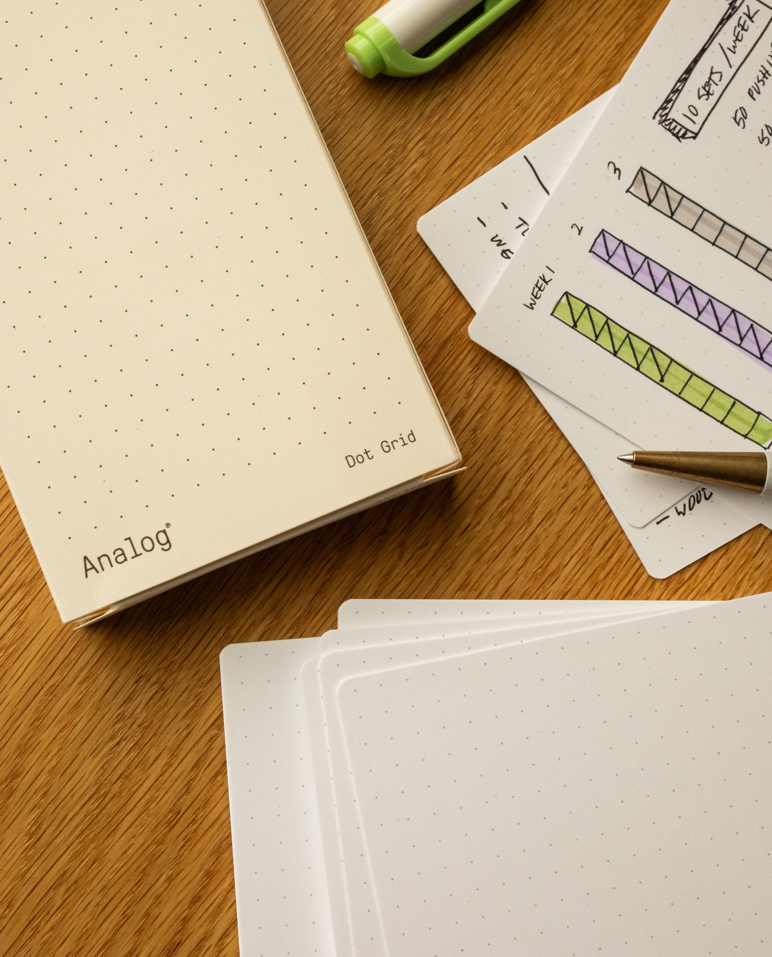 Analog - Dot Grid Cards