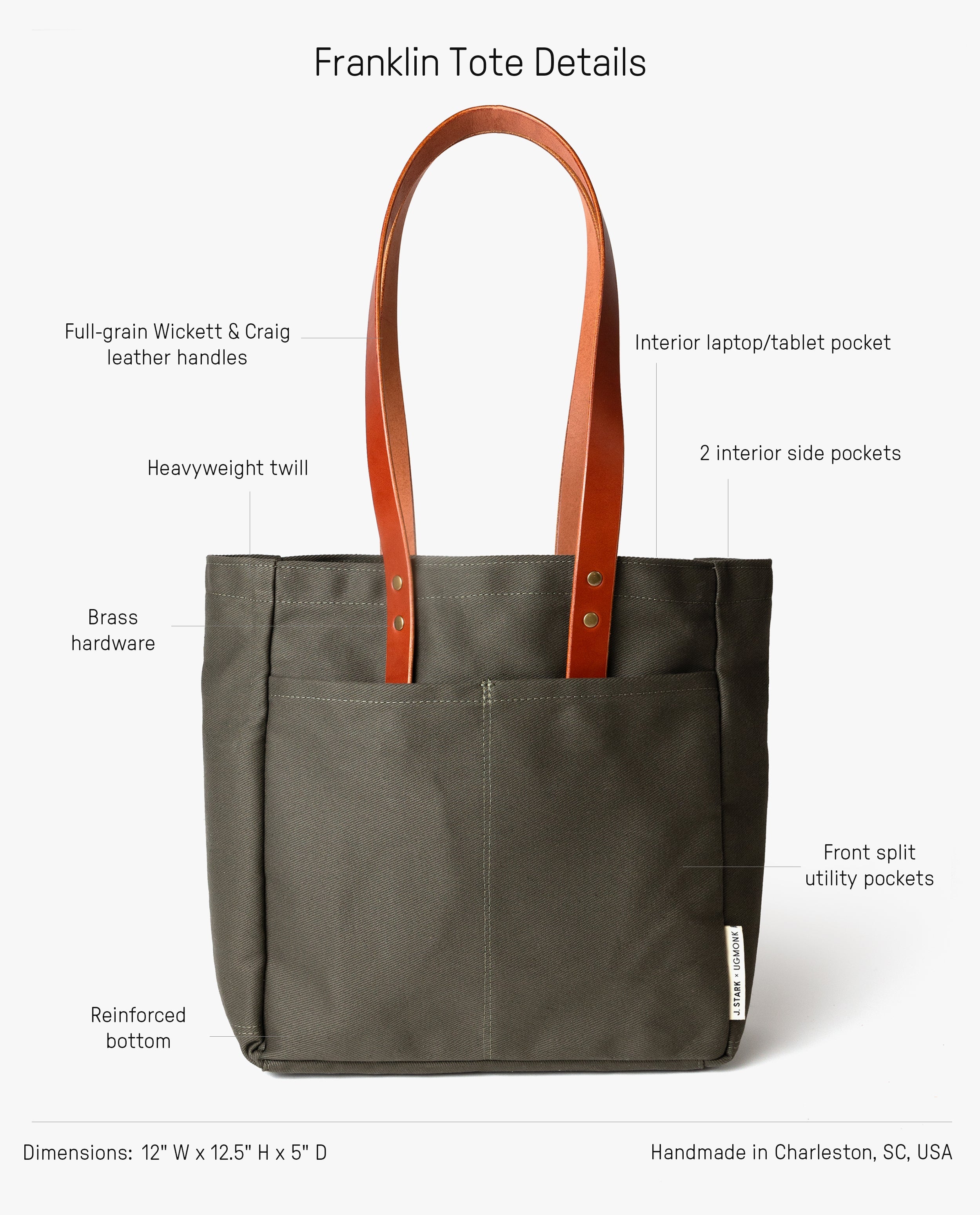 Franklin Tote Bag (J. Stark × Ugmonk)