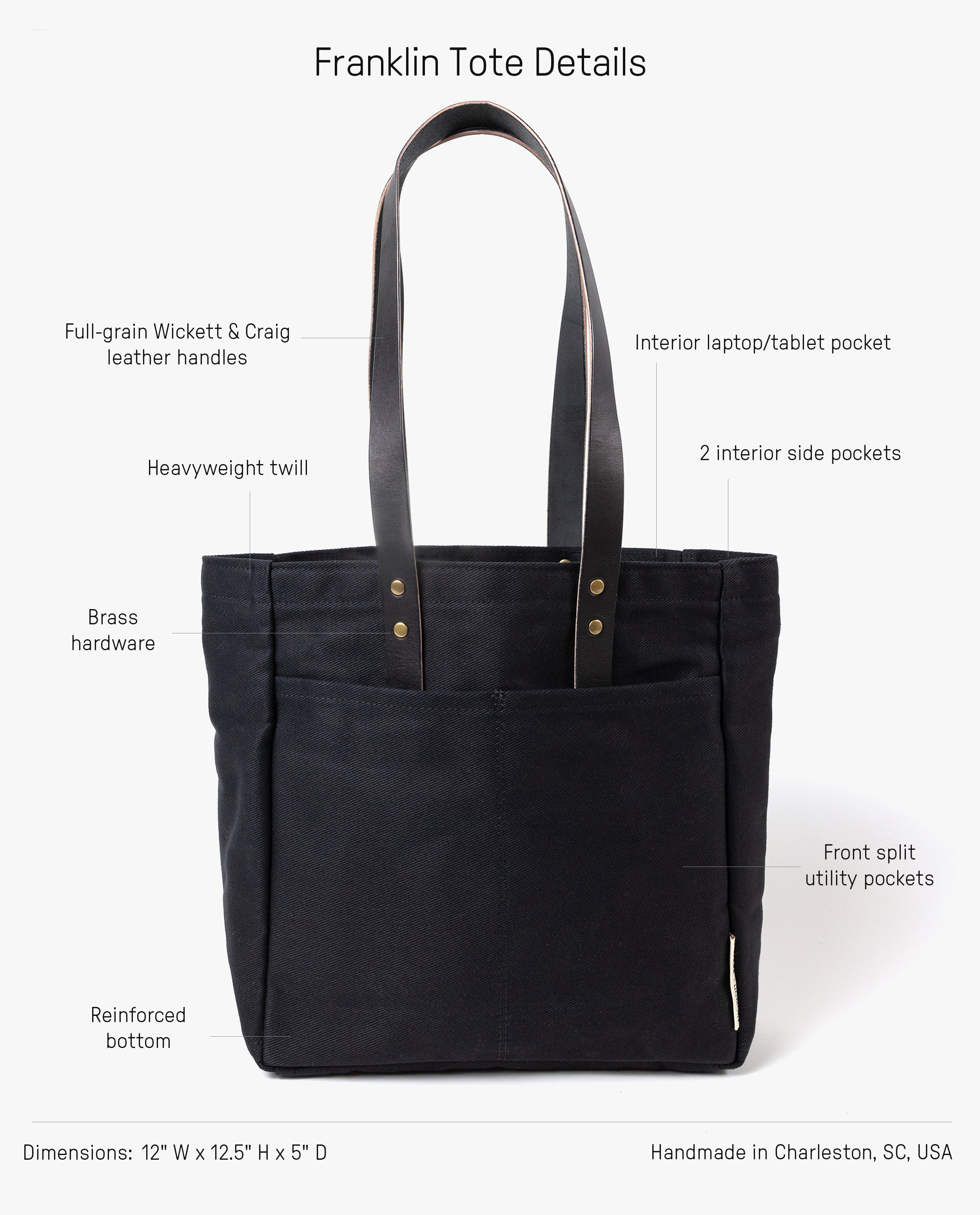 Franklin Tote Bag (J. Stark × Ugmonk)
