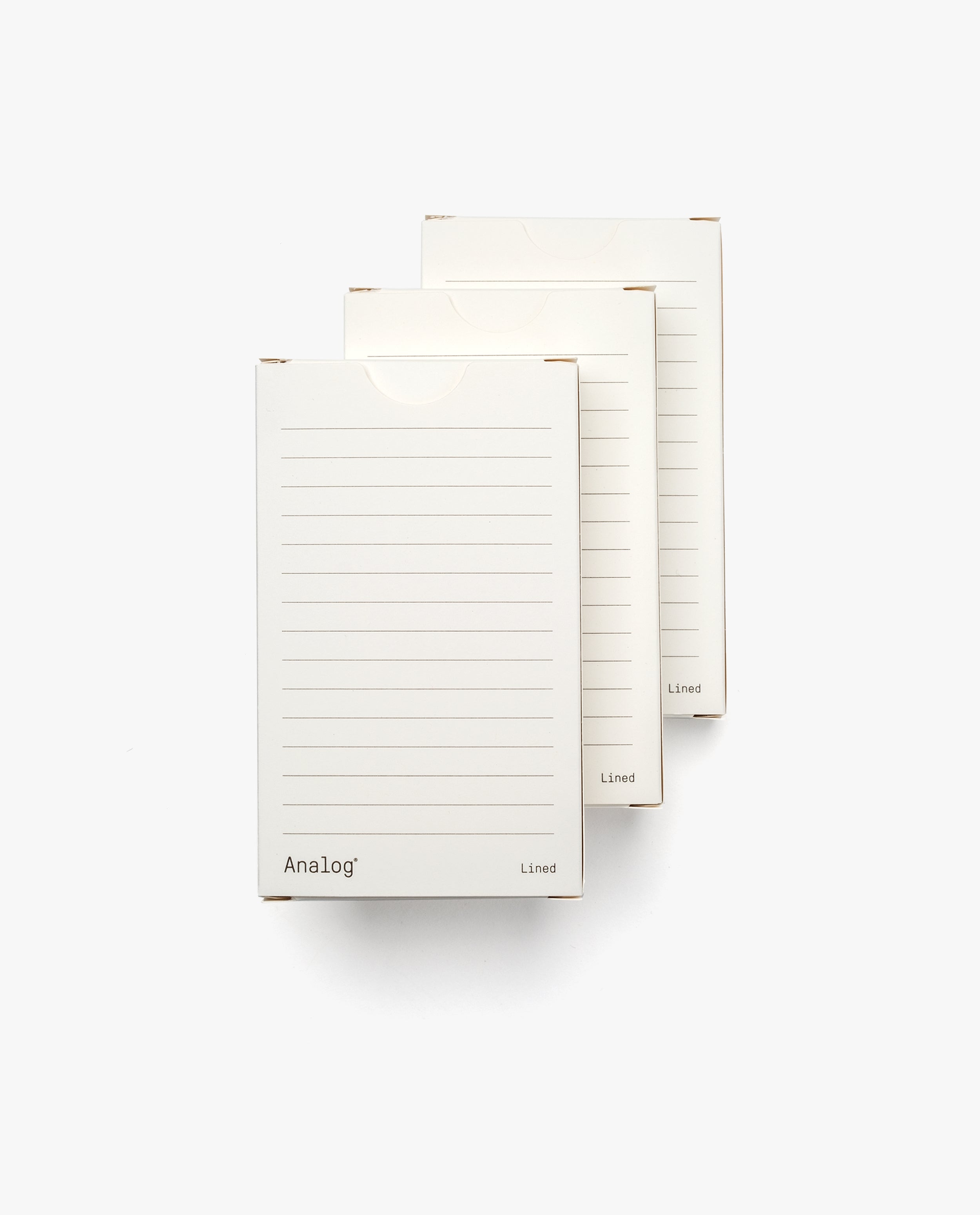 Analog - Lined Cards