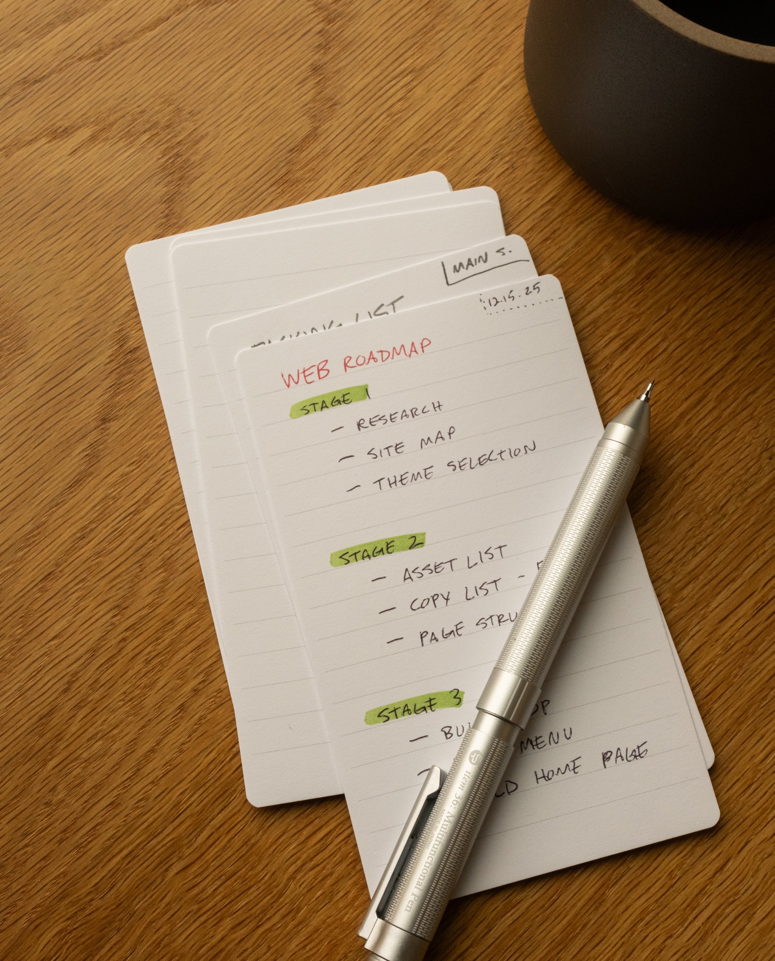 Analog - Lined Cards