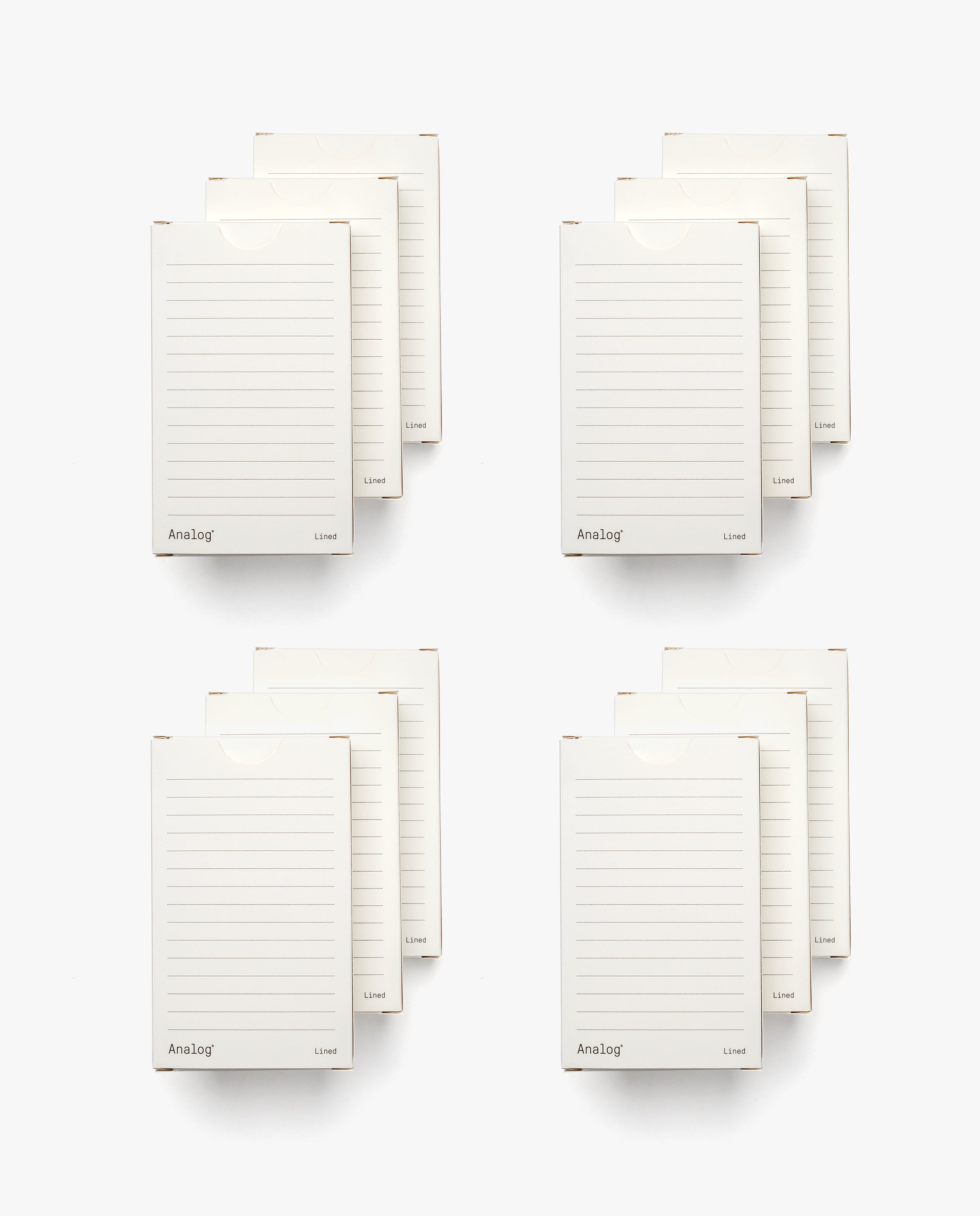 Analog - Lined Cards