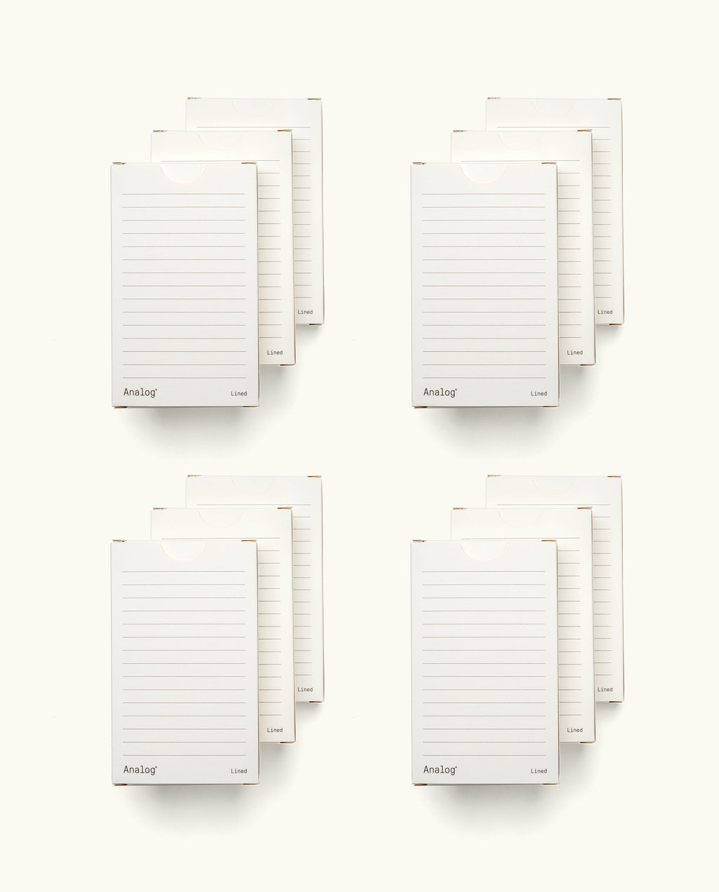 Analog - Lined Cards