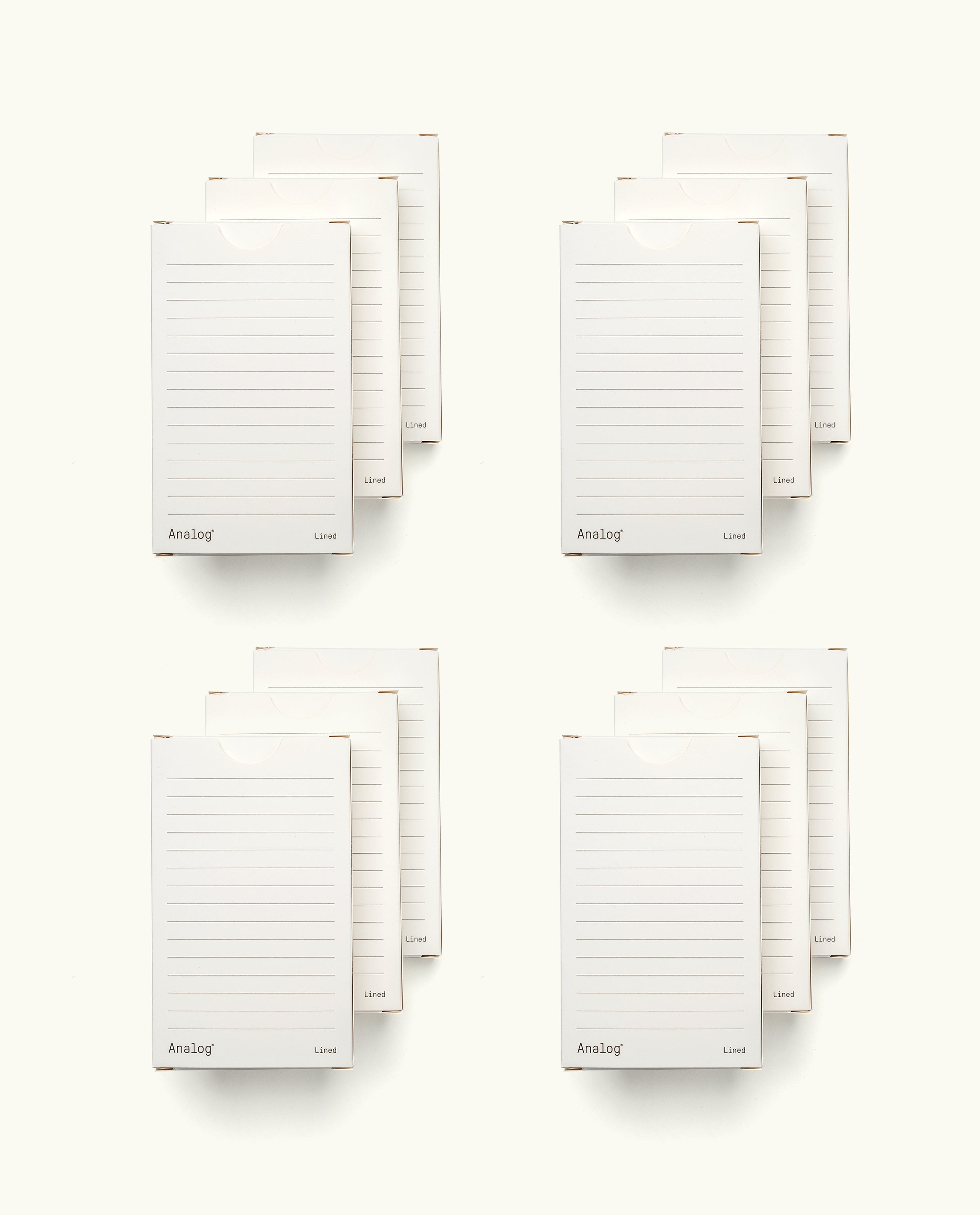 Analog - Lined Cards