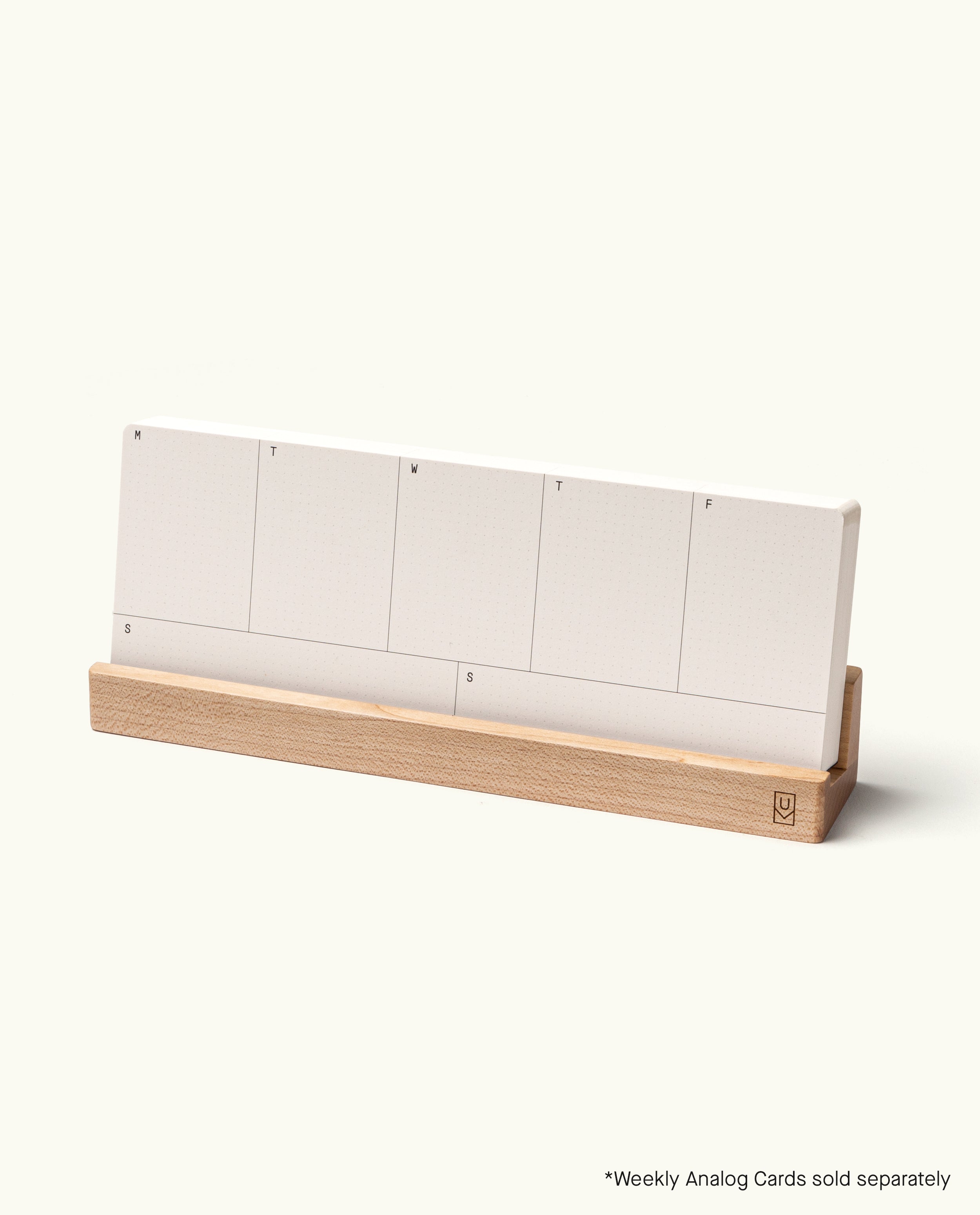 Analog Weekly Card Holder