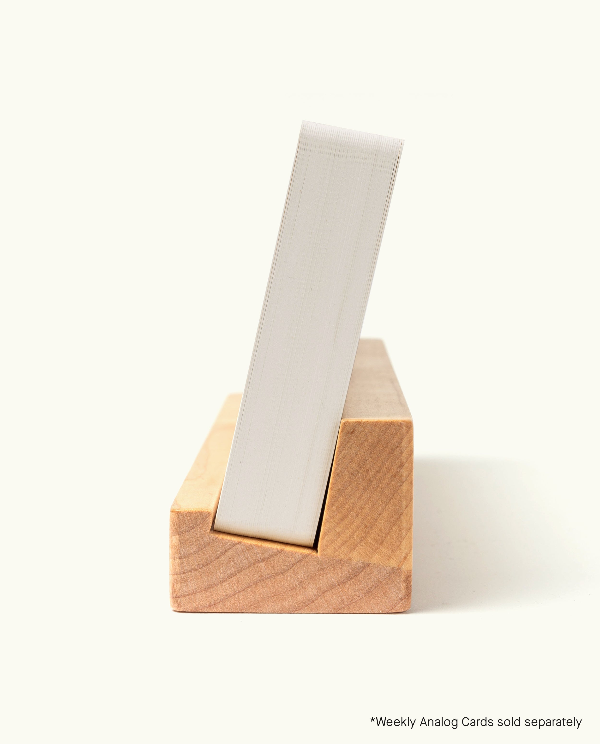 Analog Weekly Card Holder